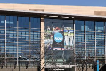 NCAA National Headquarters. The National Collegiate Athletic Association regulates the sports and athletic programs of many universities.